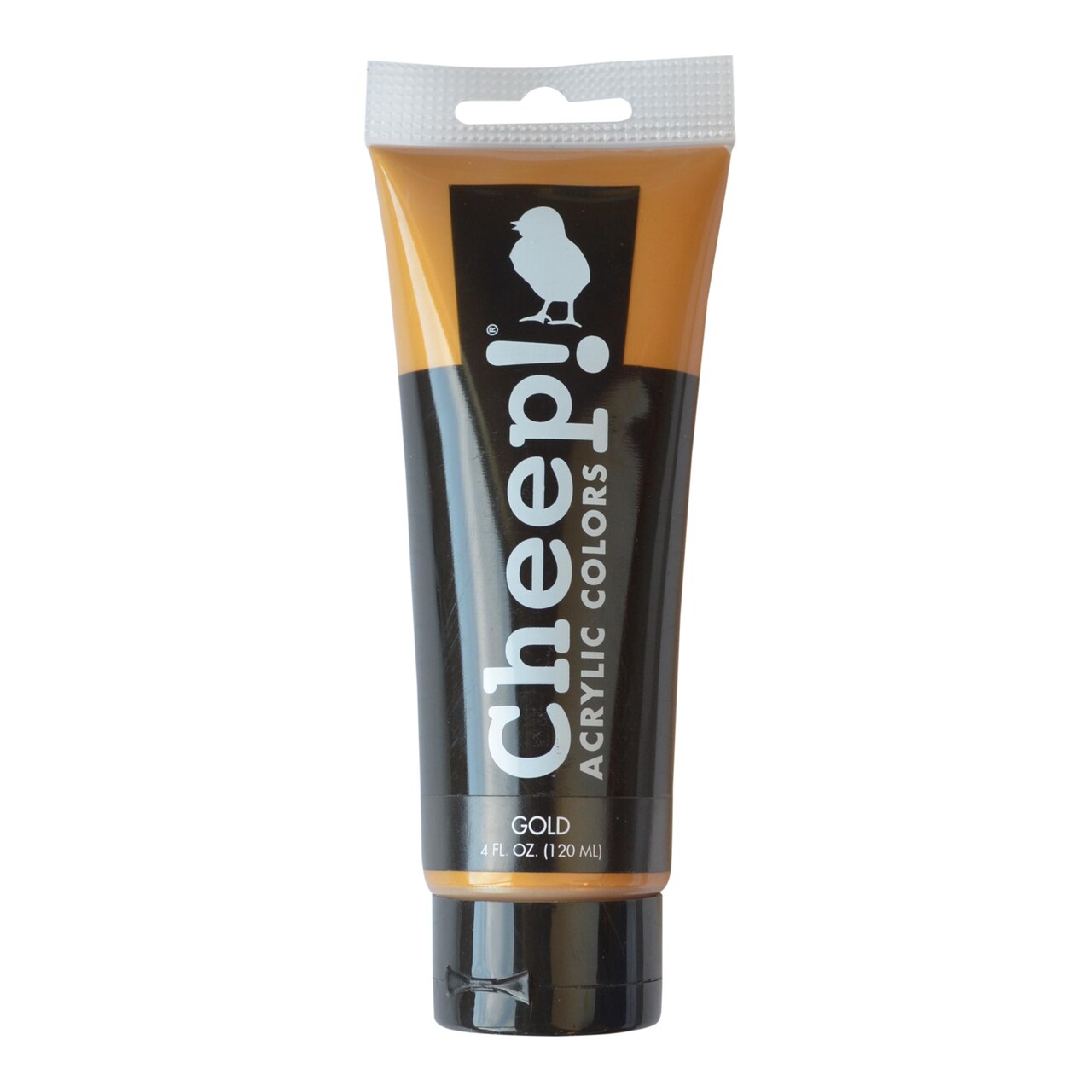 Cheep! Acrylic Paints, 4 oz. Tube - Gold, Perfect for Artists - Quality Acrylic Paint Heavy Body Paint Artist and Student